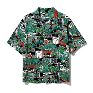 Reyn Spooner University of HAWAII Football Hawaiian Aloha Shirt XL Vintage Y2K